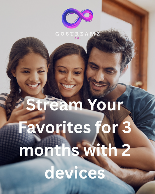 Go Streamz – Monthly Plans (2 Devices)