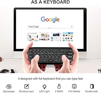 WeChip W1 Air Mouse Remote + Keyboard Combo!