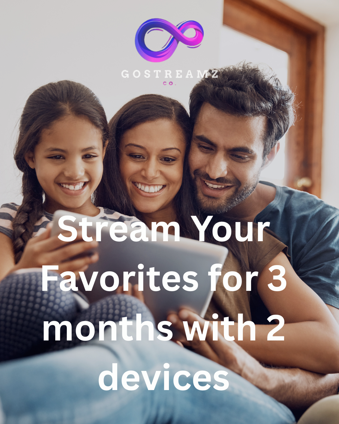 Go Streamz – Monthly Plans (2 Devices)