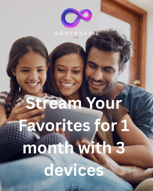 Go Streamz – Monthly Plan (3 Devices)